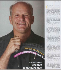 NoTubes Founder, Stan Koziatek, Recognized by Velonews