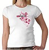 Ladies PowaPink Floral T-shirt